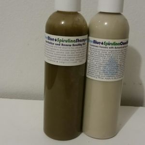Living Libations True Blue Spirulina Shampoo Duo -